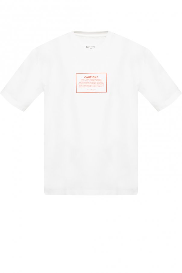 White Logo-patched T-shirt Maison Margiela - Vitkac Canada